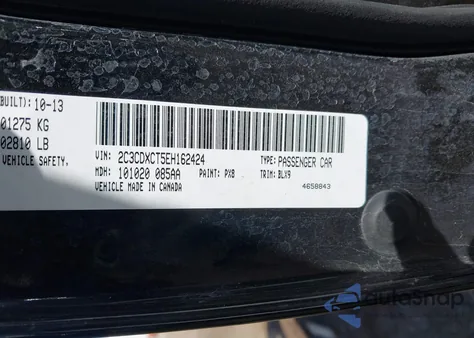 2014 Dodge Charger R/T Plus z USA, uszkodzony, nr VIN 2C3CDXCT5EH162424